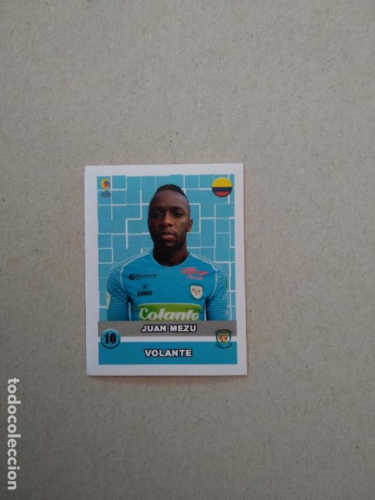 Cromos de F&uacute;tbol: JUAN MEZU JAGUARES CROMO FUTBOL LIGA COLOMBIA 2018 BOYCOL COLECCIONES