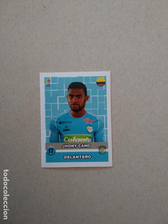 Cromos de F&uacute;tbol: JHONY CANO JAGUARES CROMO FUTBOL LIGA COLOMBIA 2018 BOYCOL COLECCIONES