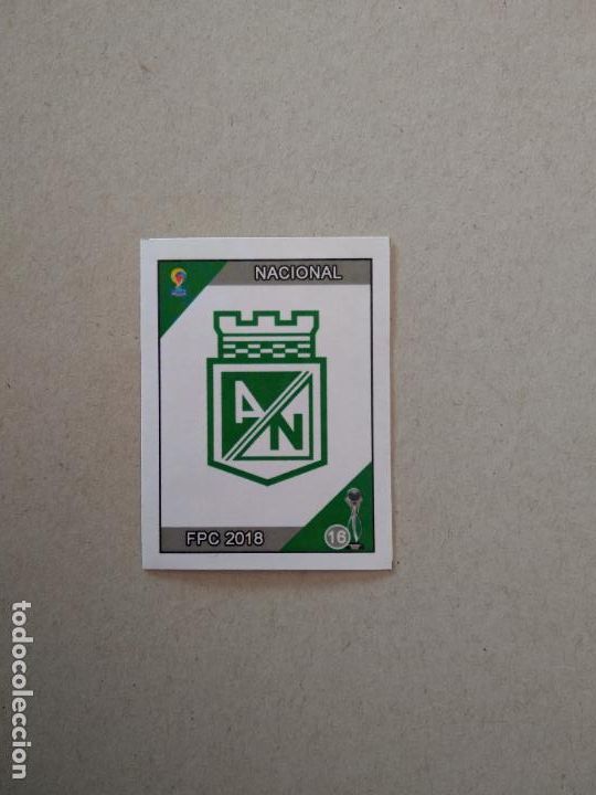 Cromos de Futebol: ESCUDO ATLETICO NACIONAL CROMO FUTBOL LIGA COLOMBIA 2018 BOYCOL COLECCIONES