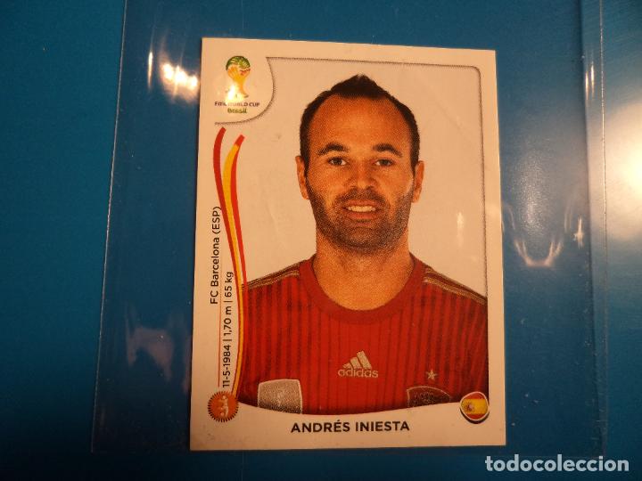 Cromos de Futebol: Fifa World Cup. Brasil 2014 Iniesta. 119 (Ref. 239).