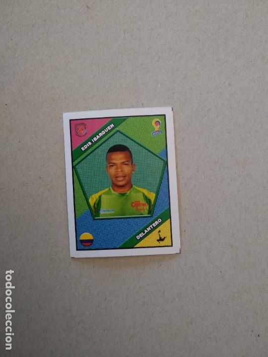Cromos de F&uacute;tbol: EDIS IBARGUEN JAGUARES CROMO FUTBOL LIGA COLOMBIA 2019 BOYCOL COLECCIONES