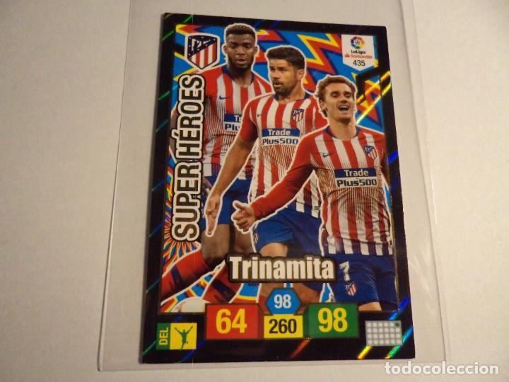 Fu&szlig;ball-Sticker: Adrenalyn 2018 2019 18 19 S&uacute;per h&eacute;roes. Trinamita. (Ref. 515).