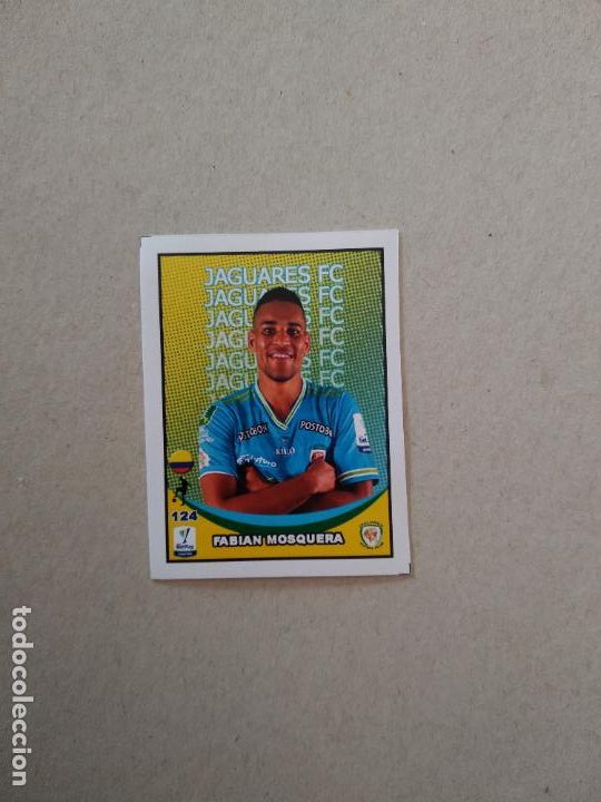 Cromos de F&uacute;tbol: 124 FABIAN MOSQUERA JAGUARES CROMO FUTBOL LIGA COLOMBIA 2020 BOYCOL COLECCIONES