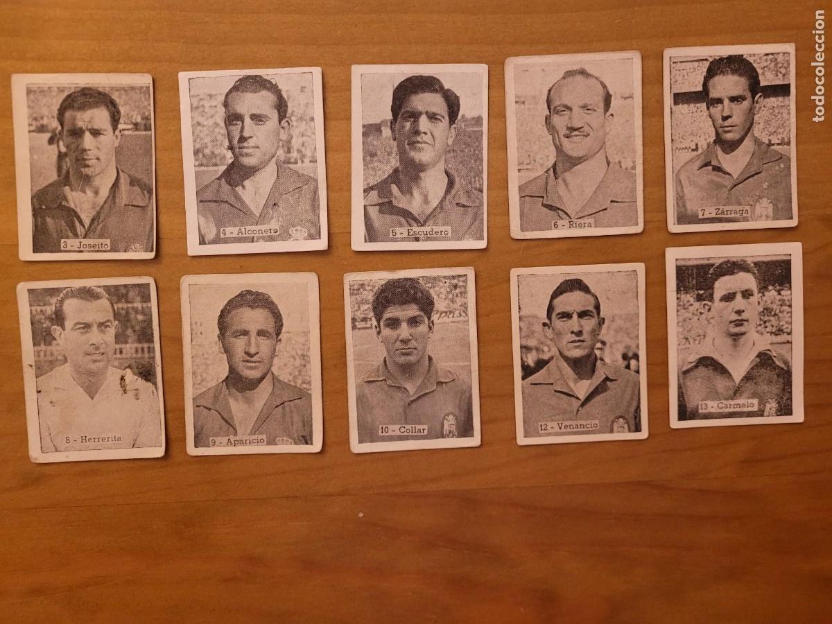 Cromos de F&uacute;tbol: INTERNACIONALES DEL F&Uacute;TBOL ESPA&Ntilde;OL, ED. COSTA, 1952.