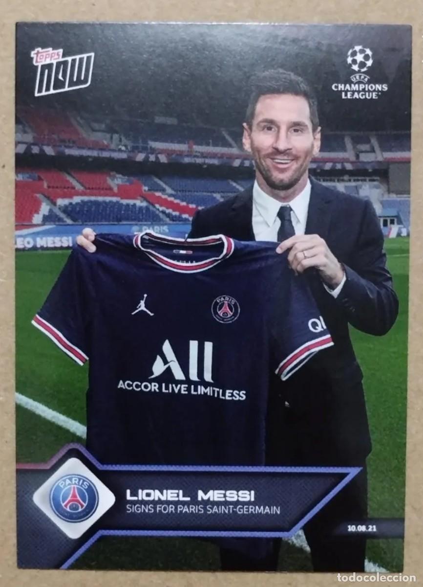 Cromos de f&uacute;tbol: TOPPS NOW MESSI PARIS SAINT-GERMAIN - Foto 1