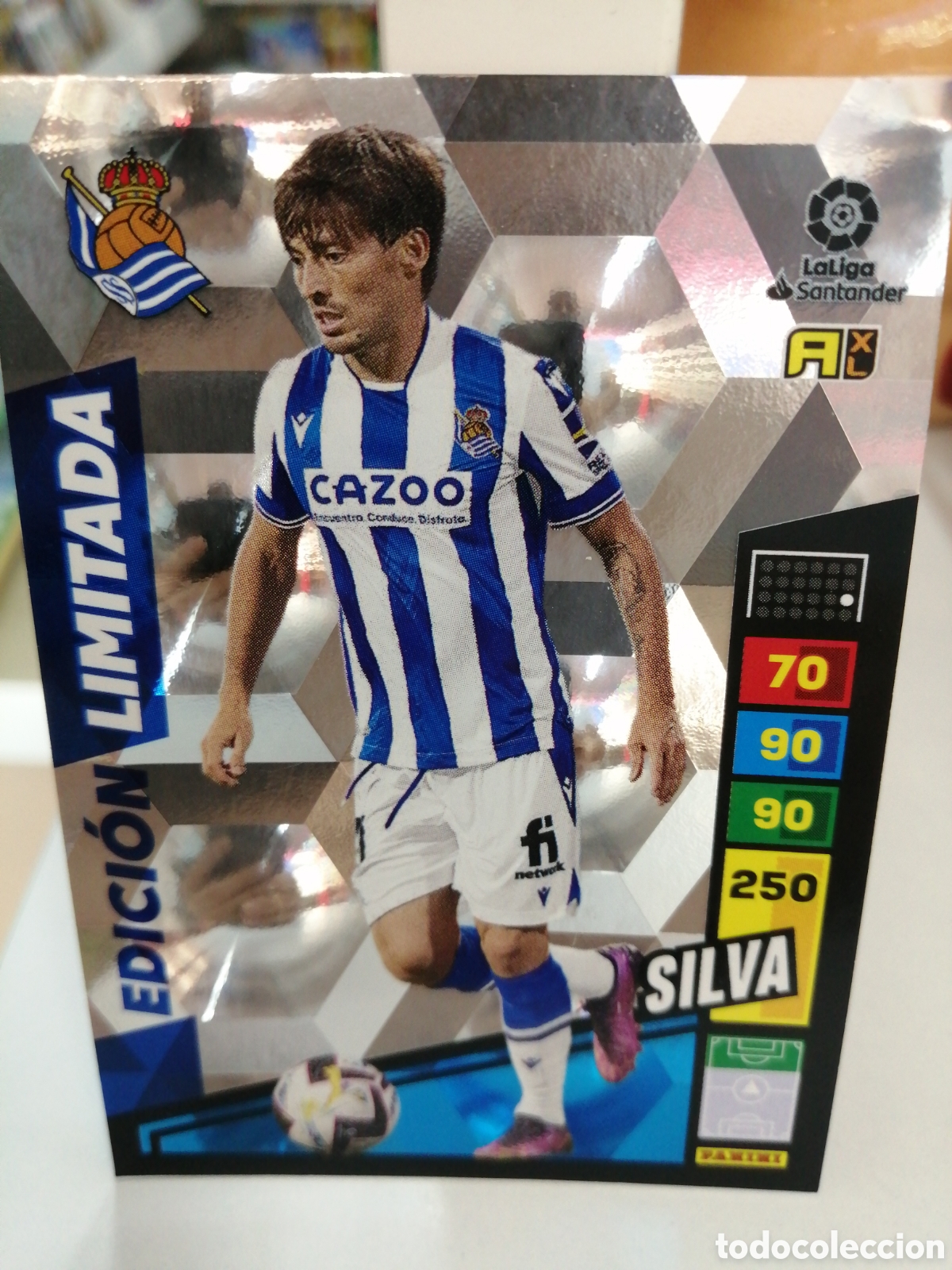 Cromos de F&uacute;tbol: EDICION LIMITADA SILVA ADRENALYN 2022 2023