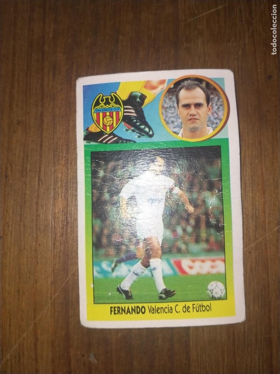 Fu&szlig;ball-Sticker: CROMO LIGA 93-94 VALENCIA CLUB DE F&Uacute;TBOL FERNANDO