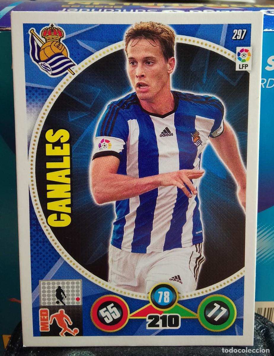 Football Stickers: 297 CANALES DE LA REAL SOCIEDAD ADRENALYN 2014 2015 PANINI 14 15