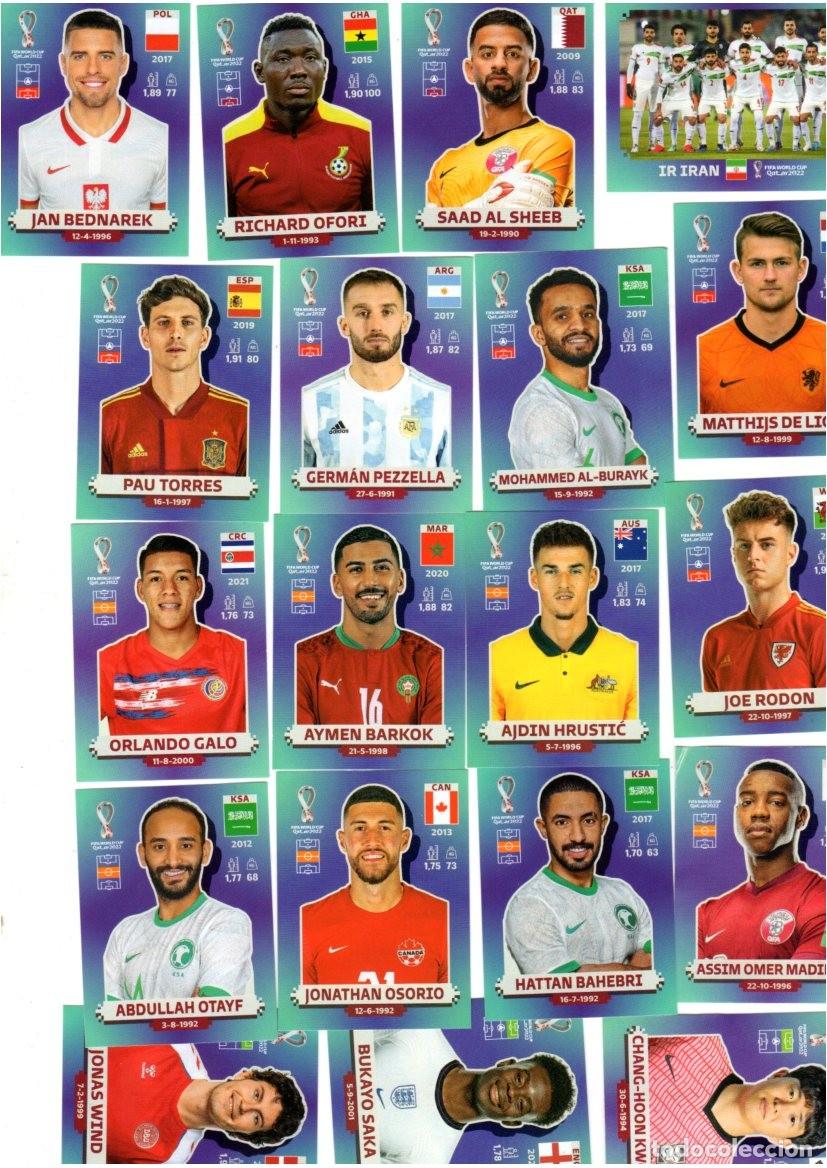 Cromos de f&uacute;tbol: FIFA WORLD CUP QATAR 2022 *** CROMOS PANINI