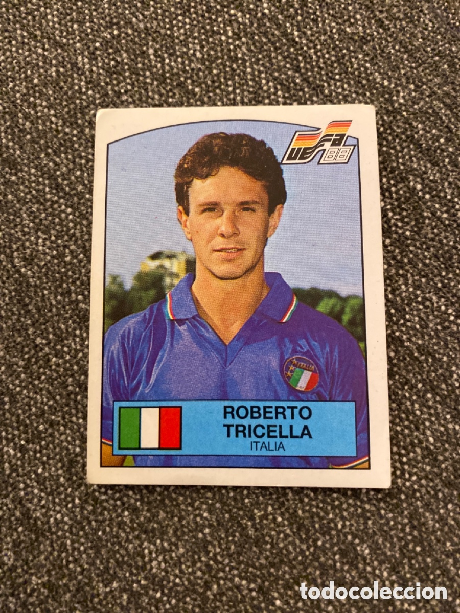 Cromos de f&uacute;tbol: Cromo panini euro 88 Alemania n&uacute;mero 84 Tricella - Eurocup Germany &aacute;lbum Sticker