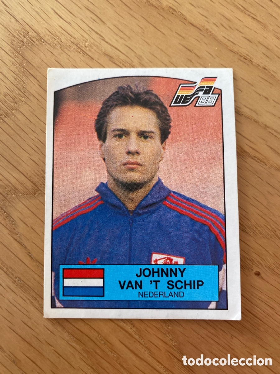 Cromos de f&uacute;tbol: Cromo panini Euro 88 Alemania N&uacute;mero 232 Van&rsquo;t Schip - Sticker album Eurocup Germany
