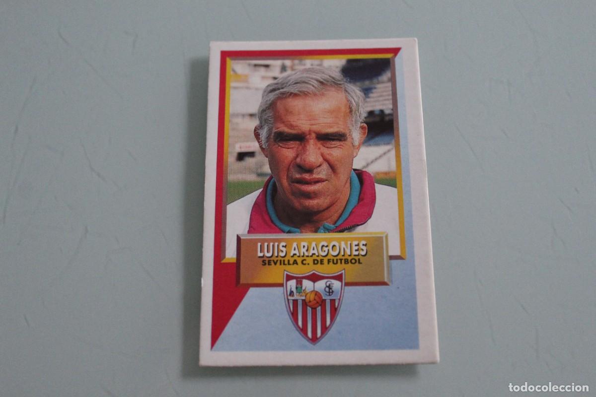 Cromos de f&uacute;tbol: ESTE 93 94 LUIS ARAGON&Eacute;S SIN PEGAR - Foto 1