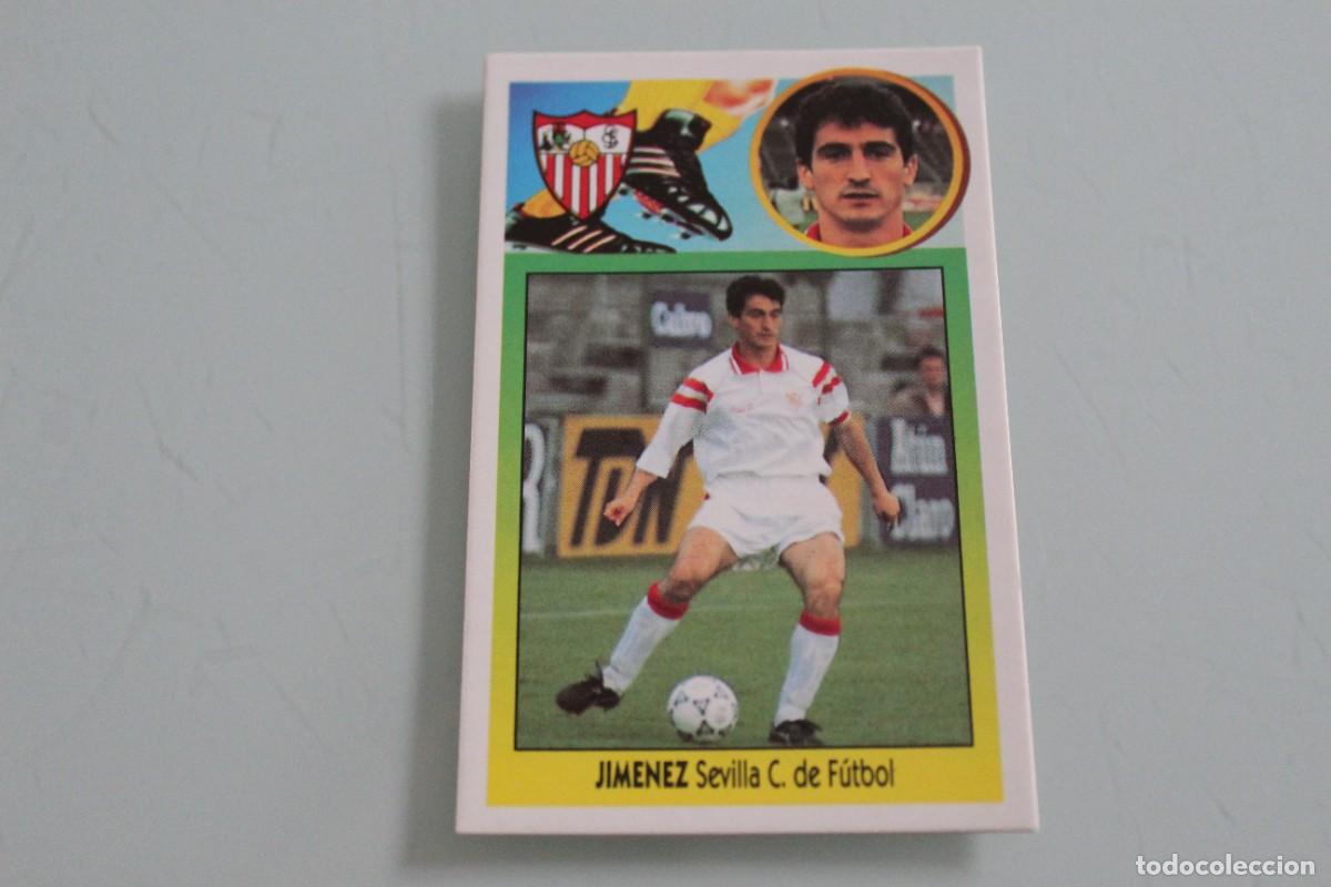 Cromos de f&uacute;tbol: ESTE 93 94 JIM&Eacute;NEZ SIN PEGAR - Foto 1