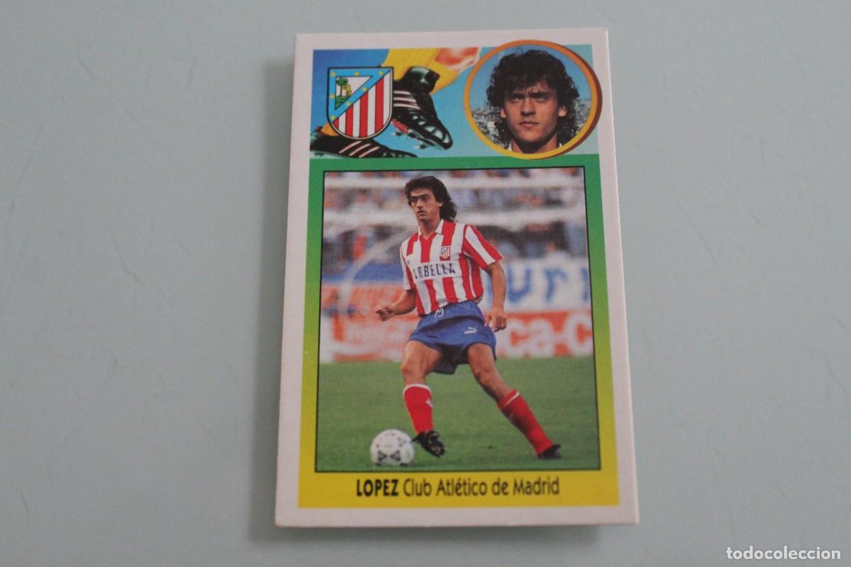 Cromos de f&uacute;tbol: ESTE 93 94 L&Oacute;PEZ SIN PEGAR - Foto 1