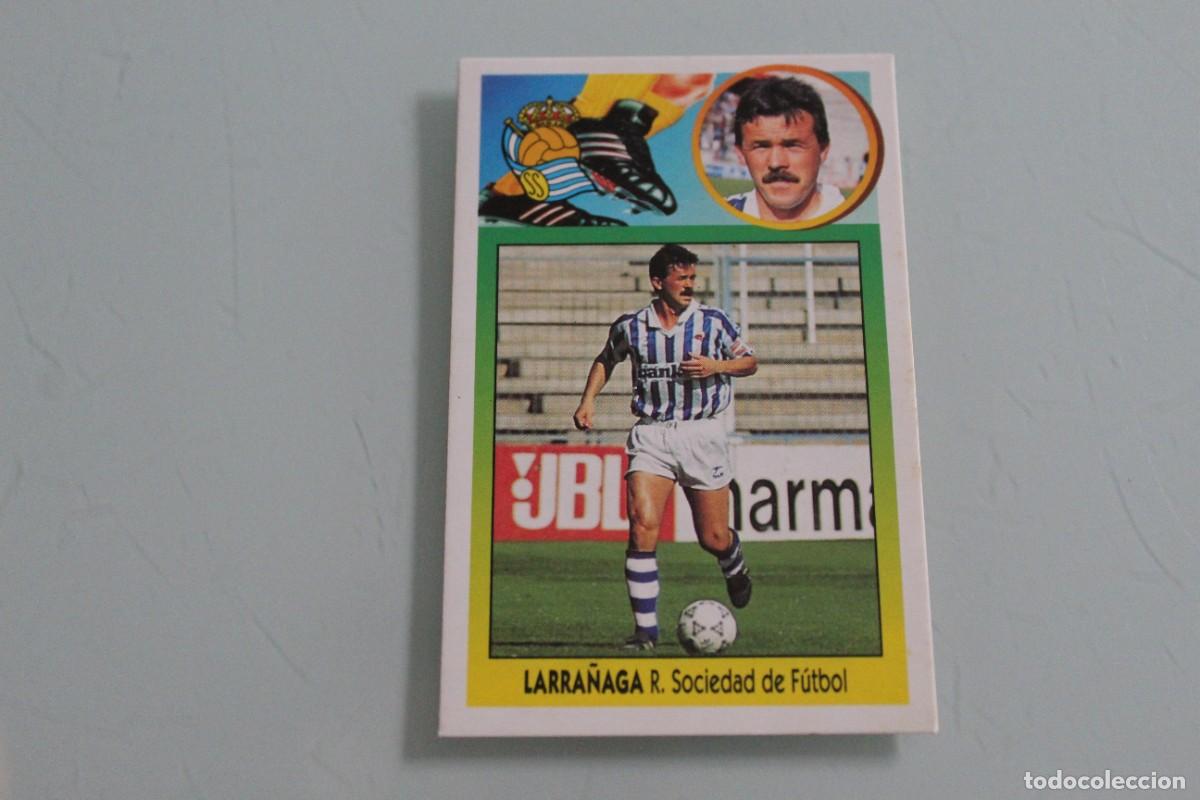 Cromos de f&uacute;tbol: ESTE 93 94 LARRA&Ntilde;AGA SIN PEGAR - Foto 1