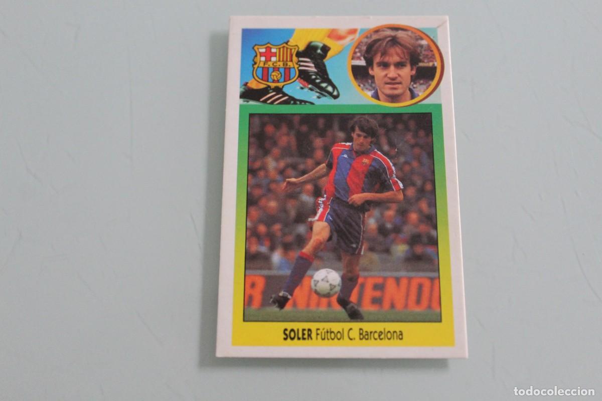 Cromos de f&uacute;tbol: ESTE 93 94 SOLER BAJA SIN PEGAR - Foto 1