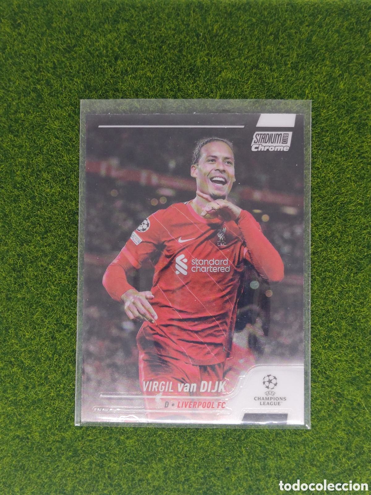 Cromos de f&uacute;tbol: 4 Van dijk Stadium chrome 2021/22 - Foto 1