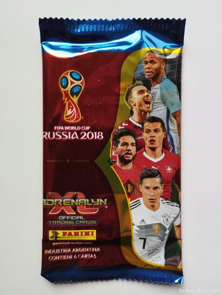 Cromos de f&uacute;tbol: SOBRE SIN ABRIR CROMOS CARD PANINI ADRENALYN MUNDIAL RUSIA 2018 EDICION ARGENTINA