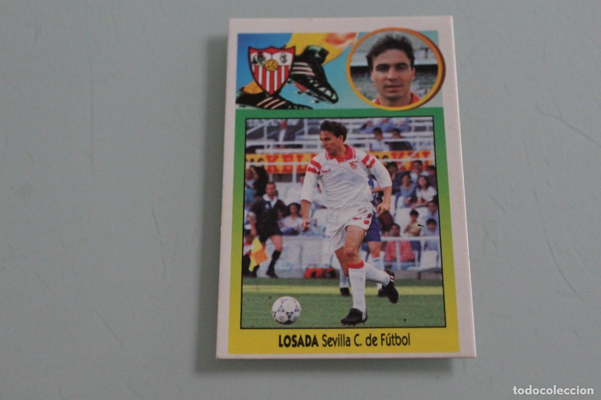 Cromos de f&uacute;tbol: ESTE 93 94 LOSADA BAJA SIN PEGAR - Foto 1