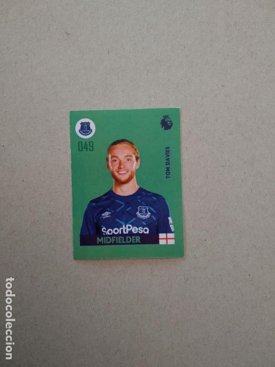 Cromos de F&uacute;tbol: 49 TOM DAVIES EVERTON CROMO FUTBOL LIGA INGLESA 19-20 PREMIER LEAGUE 2019-2020 BOYCOL