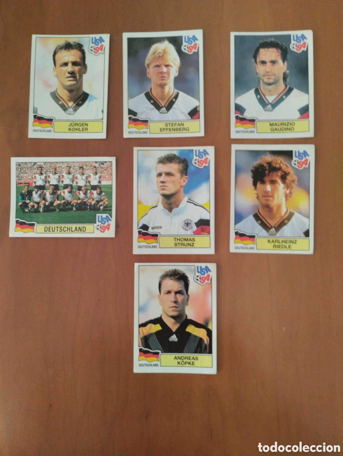 Cromos de Futebol: USA 94 LOTE 7 CROMOS ALEMANIA DEUTSCHLAND MUNDIAL ESTADOS UNIDOS 94 EDICIONES PANINI USA 94