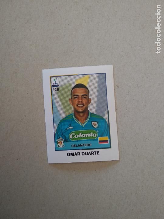 Cromos de F&uacute;tbol: 129 OMAR DUARTE JAGUARES CROMO FUTBOL LIGA COLOMBIA 2022 BOYCOL COLECCIONES