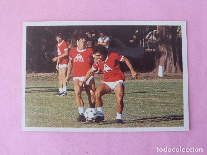 Cromos de F&uacute;tbol: CROMO DE FUTBOL MARADONA Y SUS DRIBLINGS SIN PEGAR N&ordm; 41 LIGA 1984-1985/84-85 DE CROMO SPORT S.A.