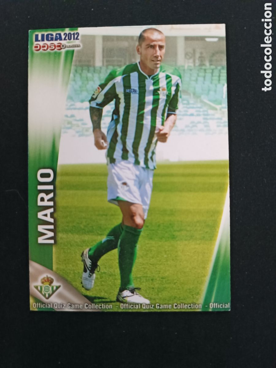 Figurine di Calcio: MARIO BETIS NUMERO 466 MUNDICROMO 2011 LAS FICHAS QUIZ LIGA 2012
