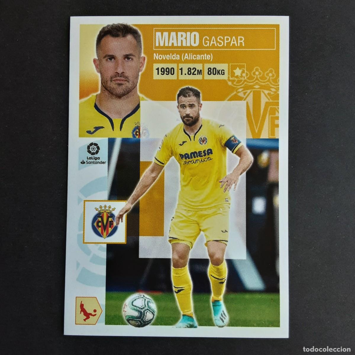Figurine di Calcio: CROMO LIGA 2020 2021 20 21 COLECCIONES ESTE PANINI N&ordm;5 MARIO-VILLARREAL NUNCA PEGADO