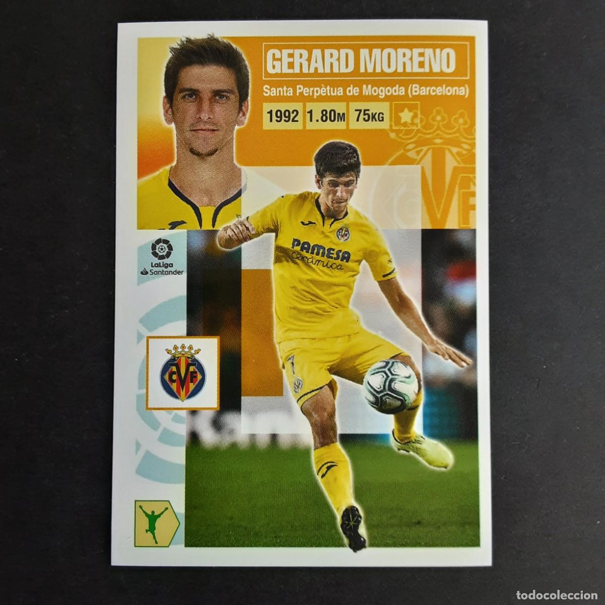 Cromos de f&uacute;tbol: CROMO LIGA 2020 2021 20 21 COLECCIONES ESTE PANINI N&ordm;17 GERARD MORENO-VILLARREAL NUNCA PEGADO