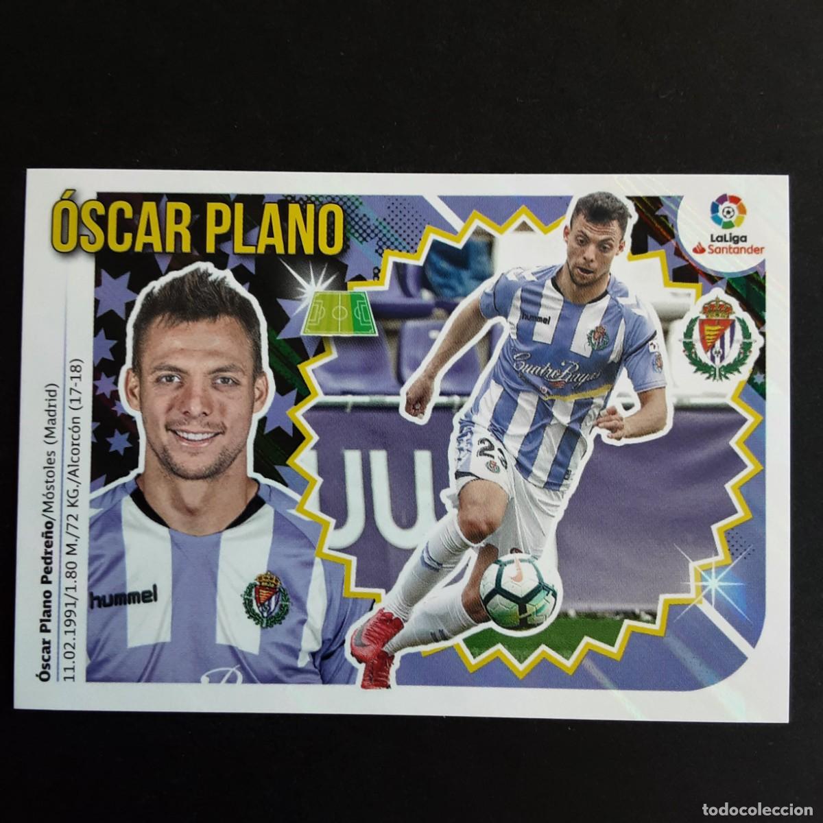 Fu&szlig;ball-Sticker: CROMO LIGA 2018 2019 18 19 COLECCIONES ESTE PANINI N&ordm;15 OSCAR PLANO-VALLADOLID NUNCA PEGADO