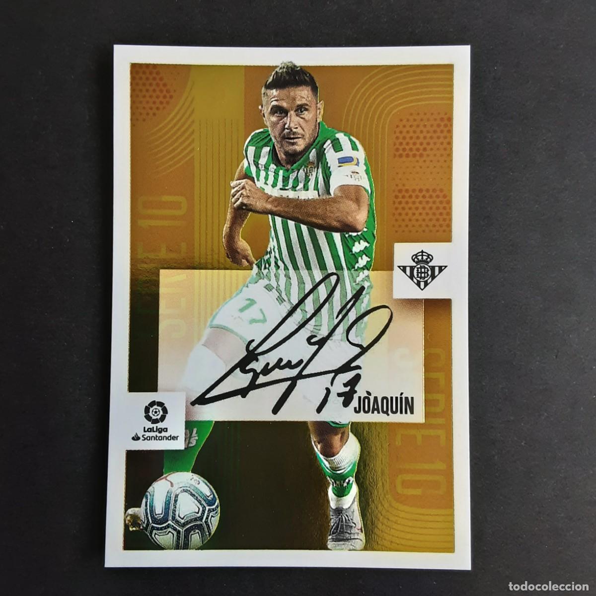 Cromos de F&uacute;tbol: CROMO LIGA 2020 2021 20 21 COLECCIONES ESTE PANINI SERIE 10 N&ordm;12 JOAQUIN-BETIS NUNCA PEGADO