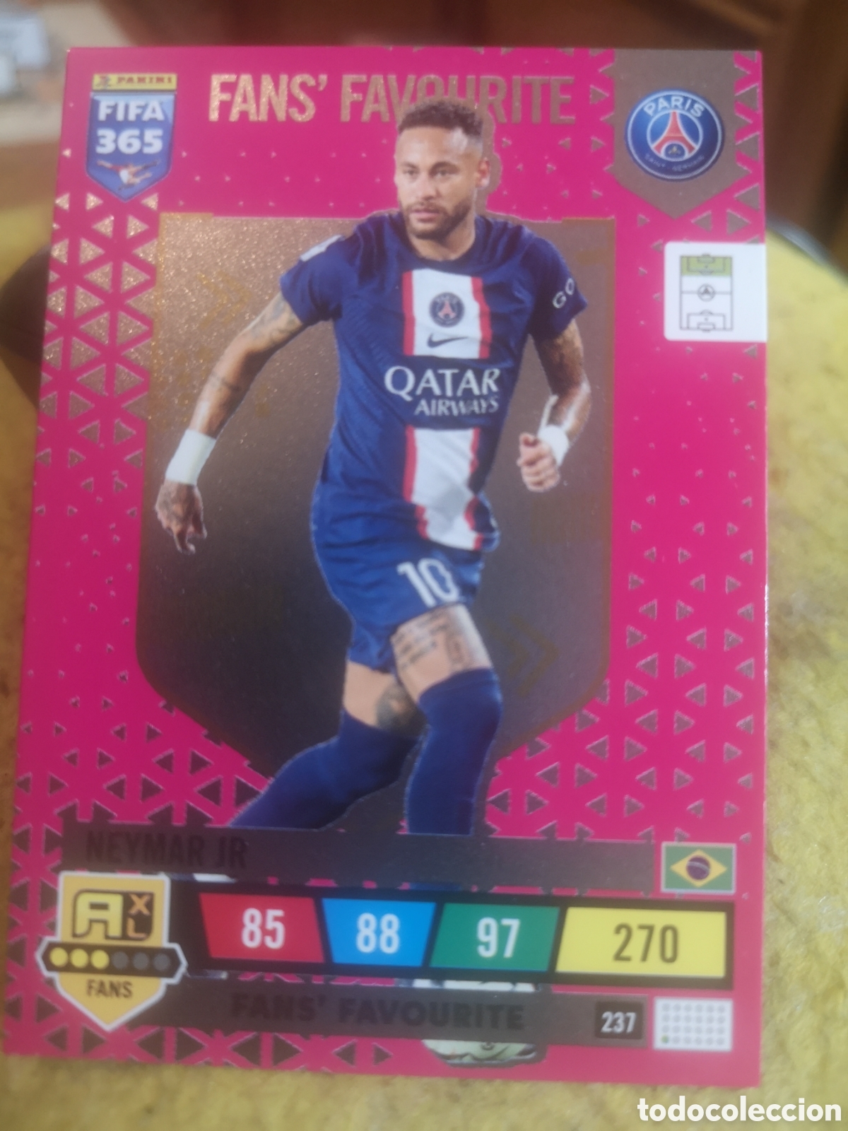 Cromos de F&uacute;tbol: ADRENALYN 2022 2023 - 22 23 FIFA 365 FANS FAVOURITE - NEYMAR
