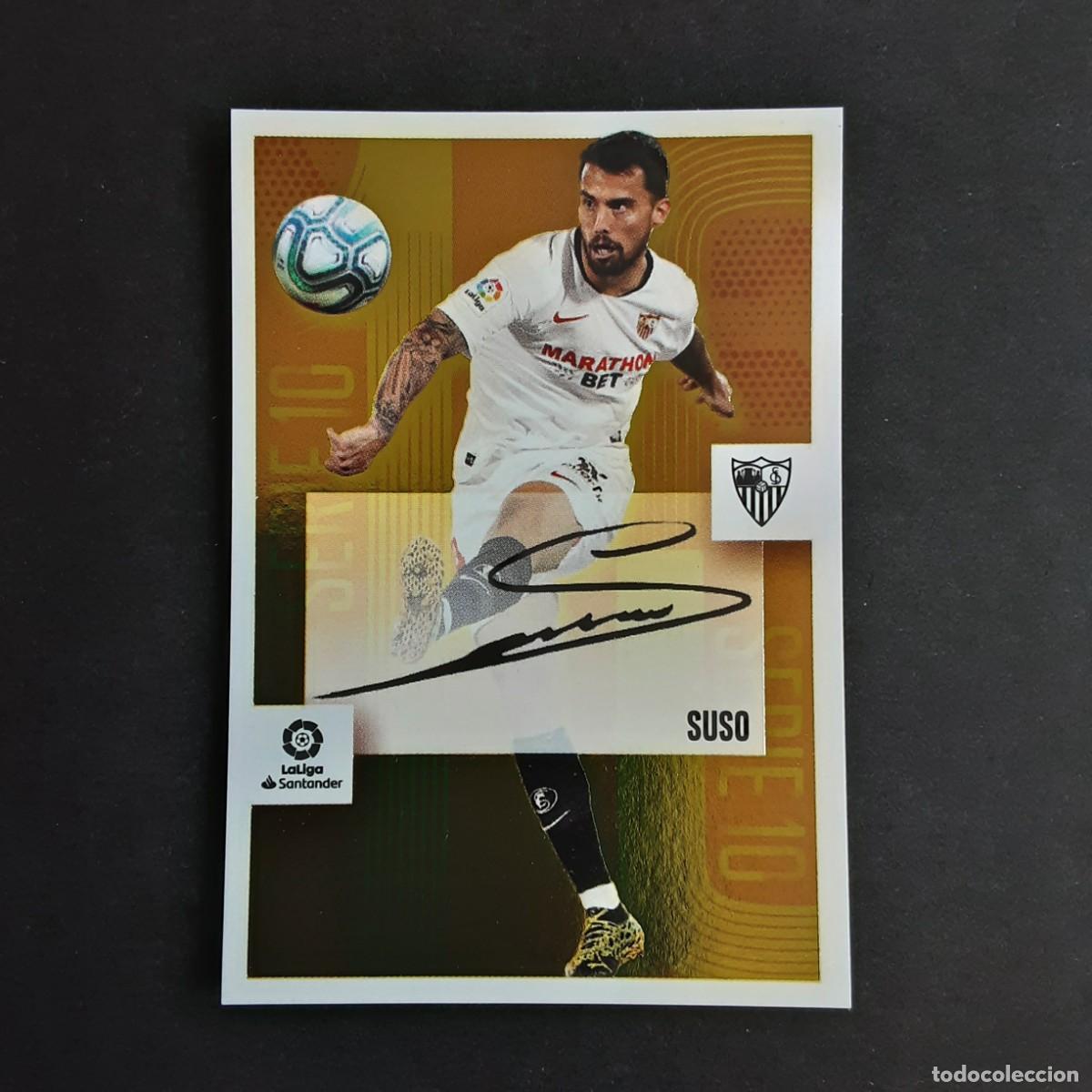 Cromos de F&uacute;tbol: CROMO LIGA 2020 2021 20 21 COLECCIONES ESTE PANINI SERIE 10 N&ordm;22 SUSO-SEVILLA NUNCA PEGADO
