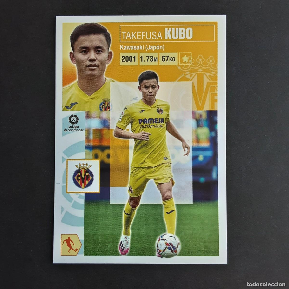 Figurine di Calcio: CROMO LIGA 2020 2021 20 21 COLECCIONES ESTE PANINI FICHAJE N&ordm;1 KUBO-VILLARREAL NUNCA PEGADO