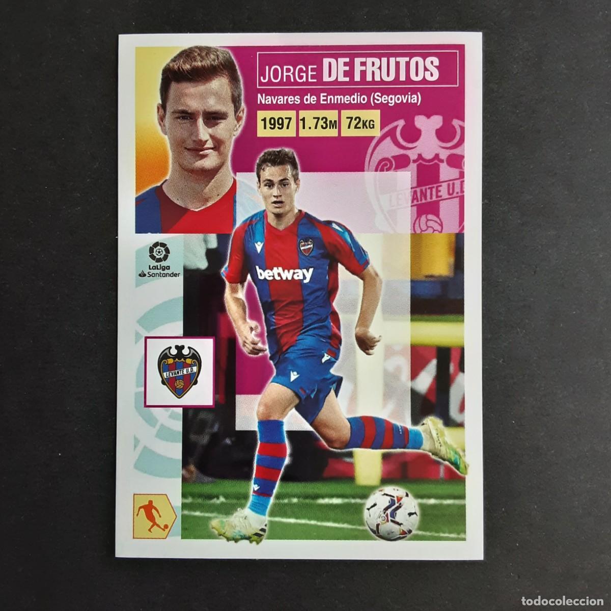 Cromos de F&uacute;tbol: CROMO LIGA 2020 2021 20 21 COLECCIONES ESTE PANINI FICHAJE N&ordm;15 DE FRUTOS-LEVANTE NUNCA PEGADO