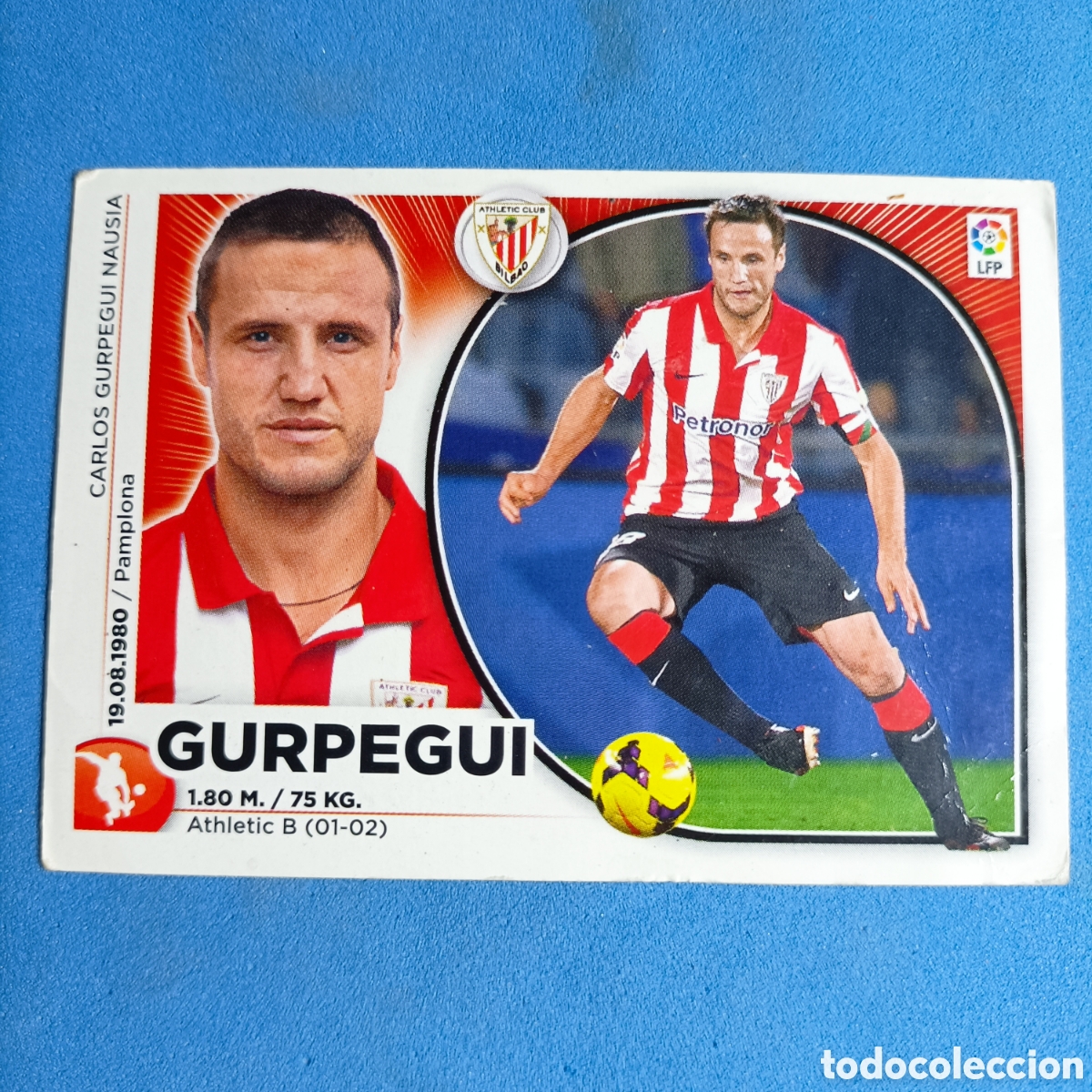 Cromos de f&uacute;tbol: EDICIONES ESTE. LIGA 2014-2015 (ATHLETIC) №6 GURPEGUI - Foto 1