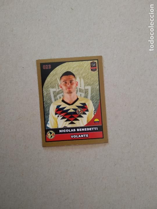 Cromos de F&uacute;tbol: 23 NICOLAS BENEDETTI CLUB AMERICA CROMO FUTBOL CONCACAF 2021 BOYCOL COLECCIONES