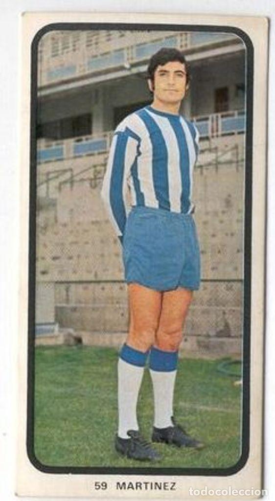Cromos de f&uacute;tbol: 1973-1974. Mart&iacute;nez. Del C. D. M&aacute;laga. - Foto 1