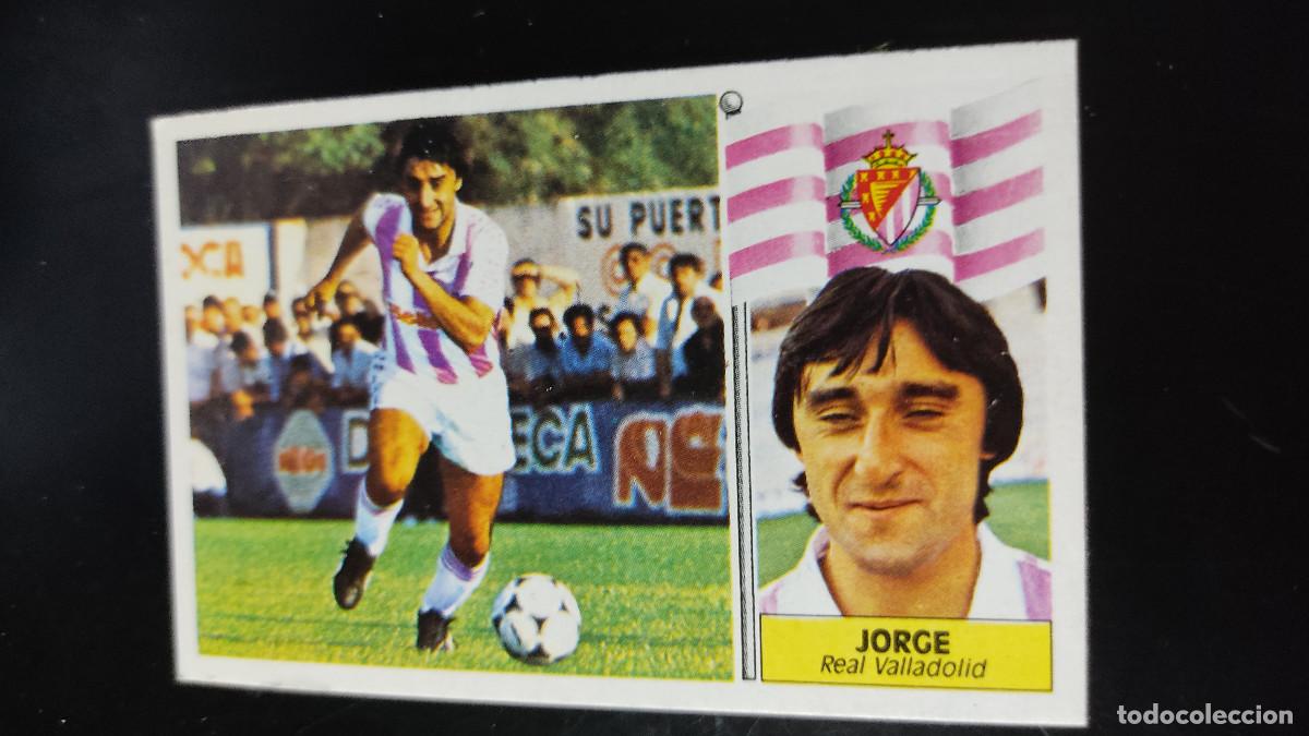 Cromos de Futebol: Liga Este 86/87. Jorge - Valladolid. Editorial Este. Colecci&oacute;n liga espa&ntilde;ola f&uacute;tbol