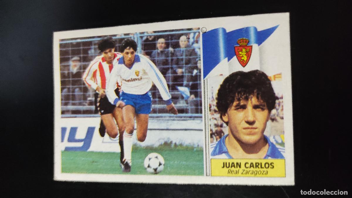 Cromos de Futebol: Liga Este 86/87. Juan Carlos - Zaragoza. Editorial Este. Colecci&oacute;n liga espa&ntilde;ola f&uacute;tbol