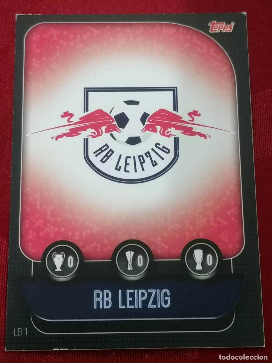 Figurine di Calcio: LEI1 LEI 1 ESCUDO LEIPZIG MATCH ATTAX CHAMPIONS 2019 2020 19 20 CROMO TOPPS FUTBOL