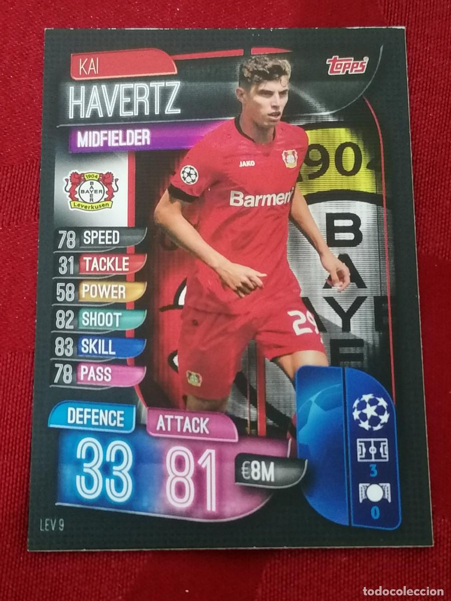 Figurine di Calcio: LEV9 LEV 9 HAVERTZ BAYER 04 LEVERKUSEN MATCH ATTAX CHAMPIONS 2019 2020 19 20 CROMO TOPPS FUTBOL