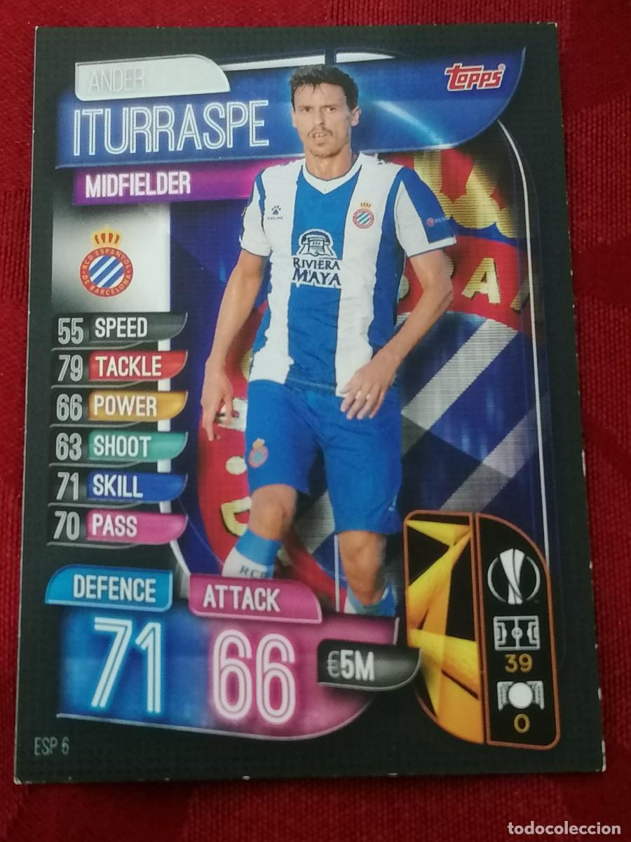 Fu&szlig;ball-Sticker: ESP6 ESP 6 ANDER INTURRASPE ESPANYOL MATCH ATTAX EUROPA 2019 2020 19 20 CROMO TOPPS FUTBOL