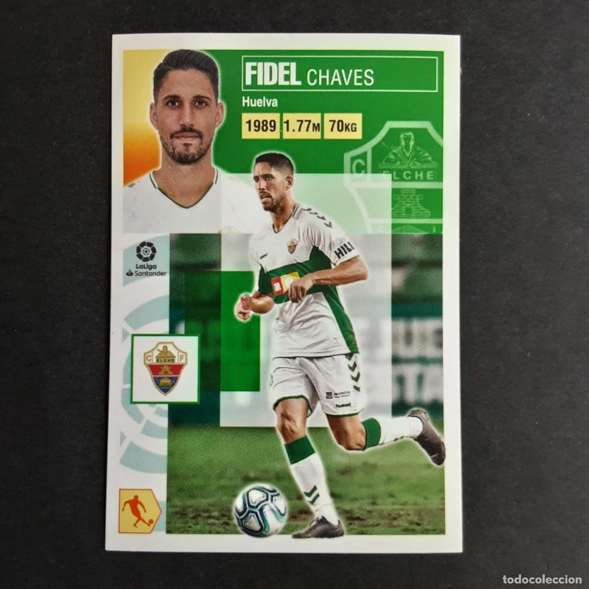 Figurine di Calcio: CROMO LIGA 2020 2021 20 21 COLECCIONES ESTE PANINI N&ordm;14 FIDEL-ELCHE NUNCA PEGADO