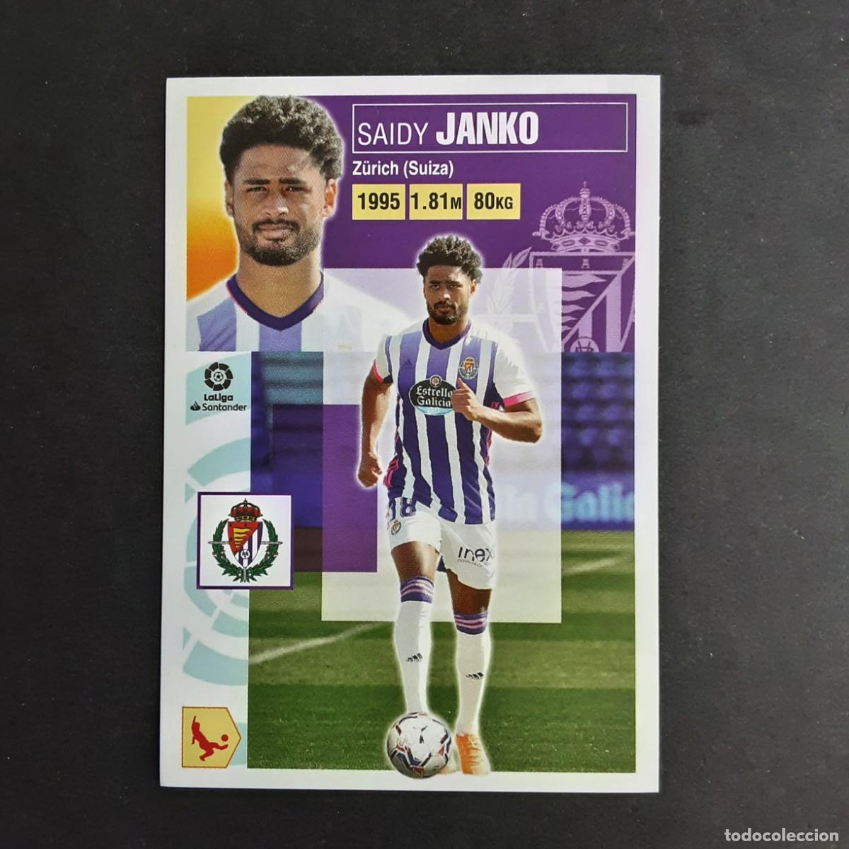 Cromos de F&uacute;tbol: CROMO LIGA 2020 2021 20 21 COLECCIONES ESTE PANINI FICHAJE N&ordm;48 JANKO-VALLADOLID NUNCA PEGADO