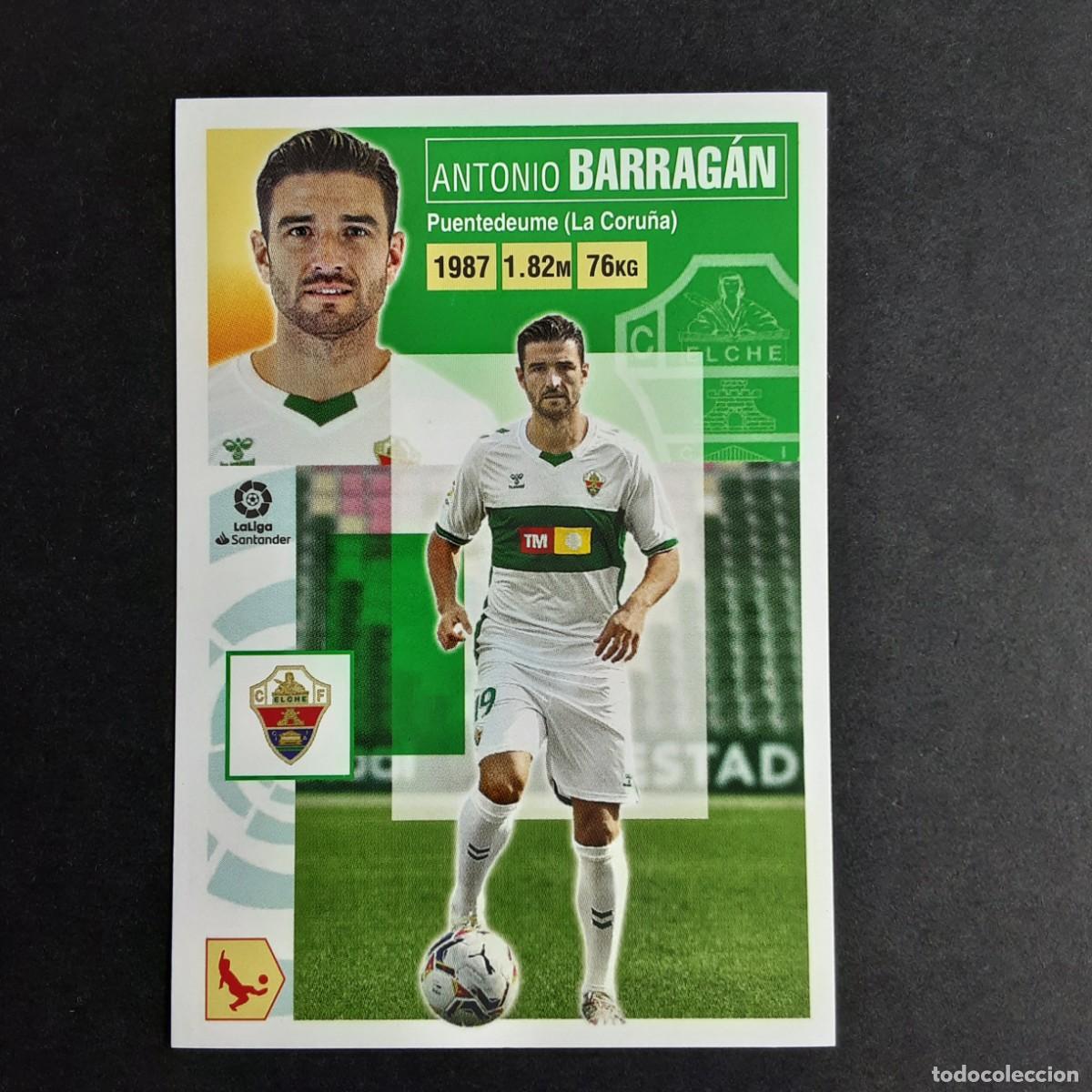 Cromos de F&uacute;tbol: CROMO LIGA 2020 2021 20 21 COLECCIONES ESTE PANINI FICHAJE N&ordm;58 BARRAGAN-ELCHE NUNCA PEGADO