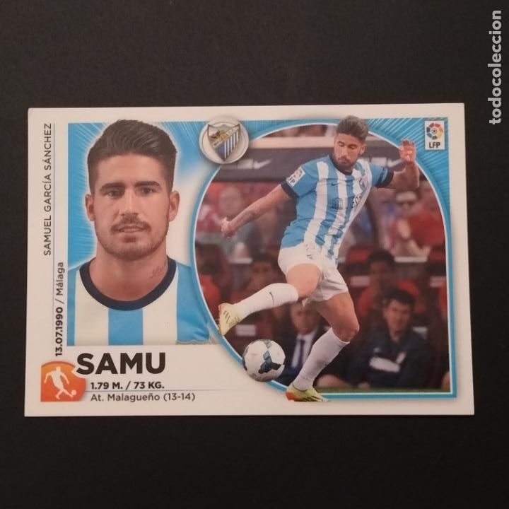 Cromos de Futebol: VIEJO 15 SAMU MALAGA CROMOS EDICIONES ESTE LIGA FUTBOL 2014 2015 14 15
