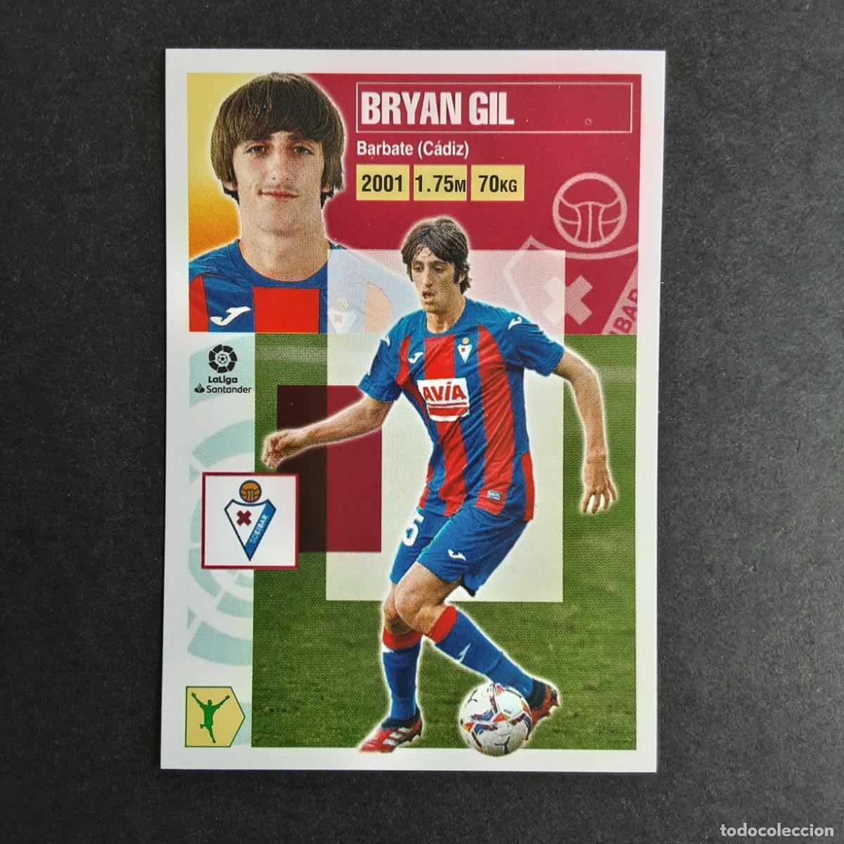 Figurine di Calcio: CROMO LIGA 2020 2021 20 21 COLECCIONES ESTE PANINI FICHAJE N&ordm;66 BRYAN GIL-EIBAR NUNCA PEGADO