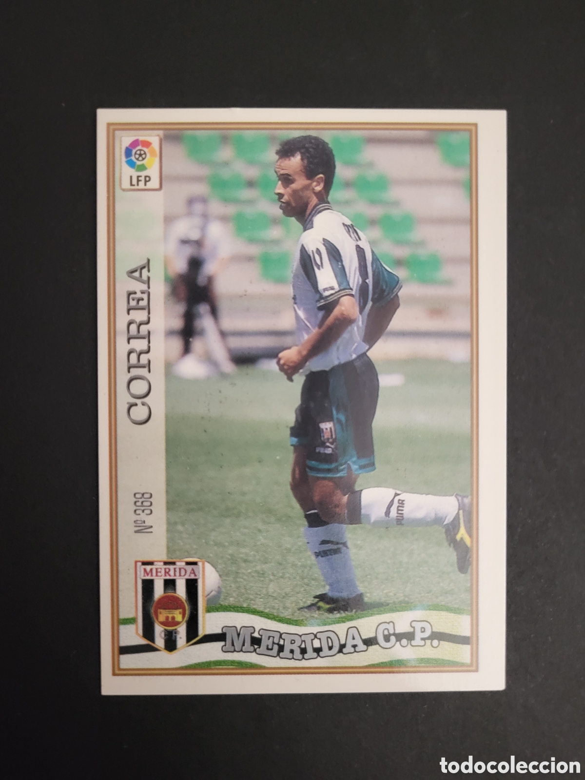 Fu&szlig;ball-Sticker: CORREA MERIDA NUMERO 368 MUNDICROMO 1997 1998 LAS FICHAS DE LA LIGA 1997 1998